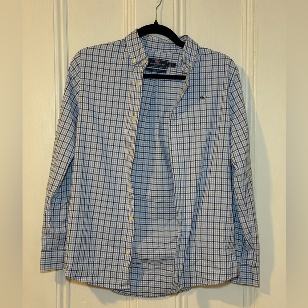 Vineyard Vines Boys Performance Whale Shirt EUC